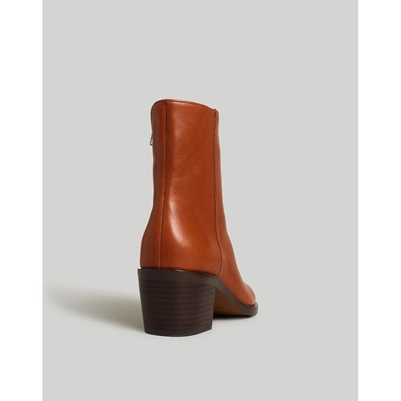 Madewell The Darcy Ankle Boot in Warm Cinnamon - Picture 3 of 9